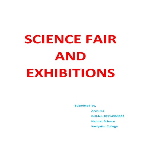 Science fair and exhibitions