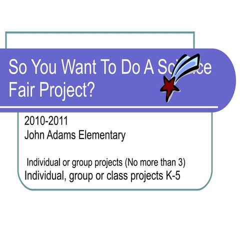 Science Fair Power Point