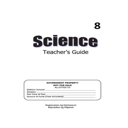 Science g8 front matters tg | PDF | Geology | Science