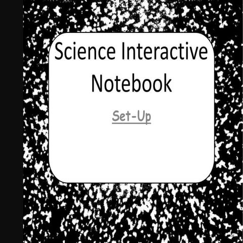 Science interactive notebook presentation