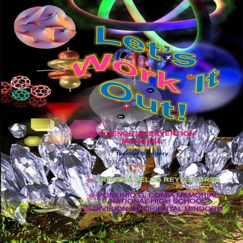 Science Intervention materials on science