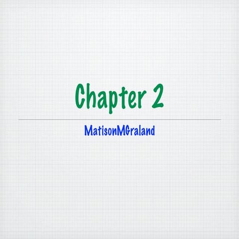 Science keynote  chapter 2
