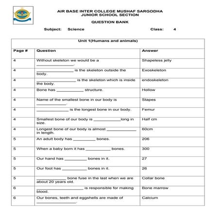 SCIENCE Note Air Base Inter College class 4.doc