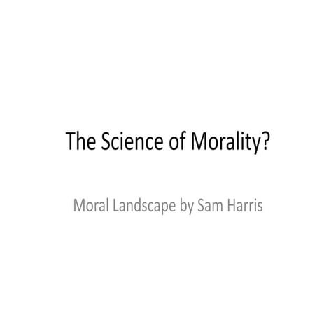 Video: The Science Of Morality – JSRPJ