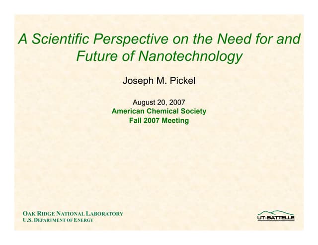 Science Of Nano