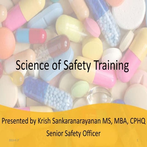 Science of safety training