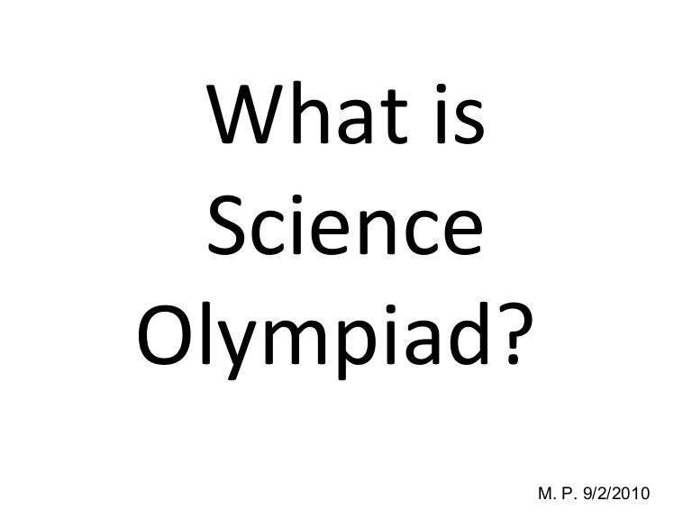 Science olympiad
