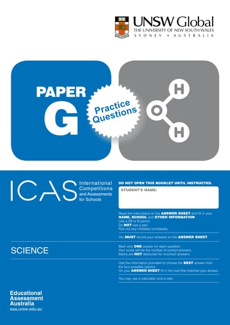 Science paper F | PDF