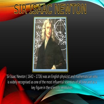 Science ppt on Newton's 2nd Law