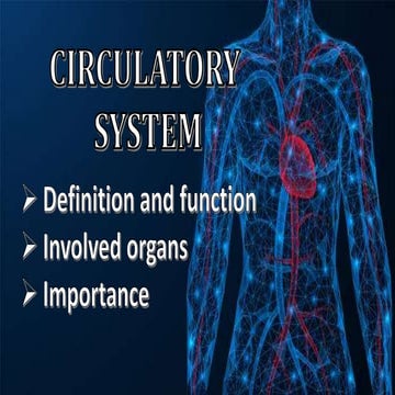 Science 9 Circulatory System