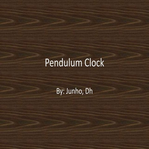 Pendulum Clock