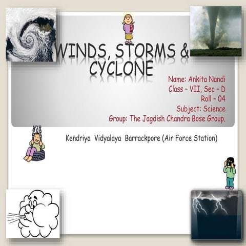 Winds, Storms And Cyclone - class 8