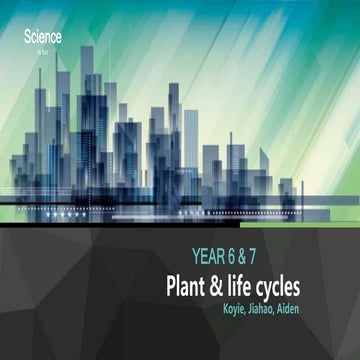 Science presentation By JIAHAO,KOYIE.AIDEN