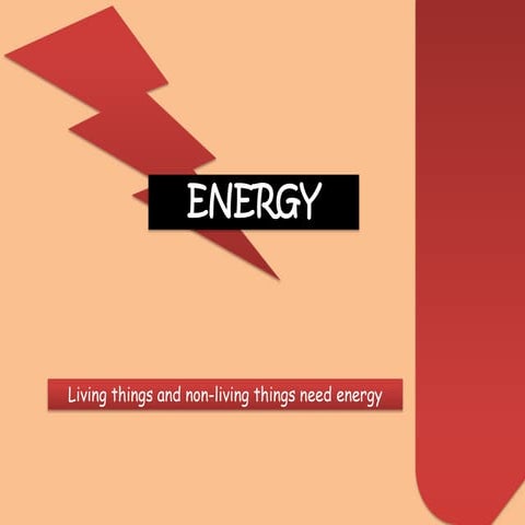 Science primary 6; Energy