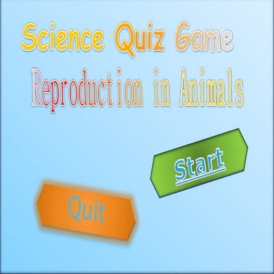 Quiz on reproduction in Animals