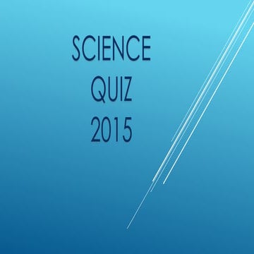 Science quiz