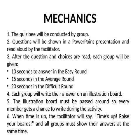 50 quiz bee questions in science for senior high school