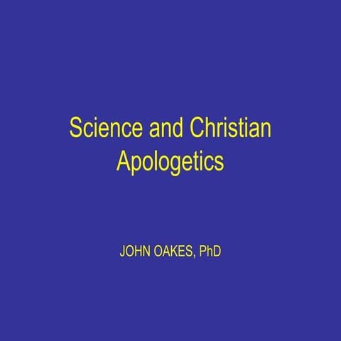 Power Point: A History of Science and Christianity