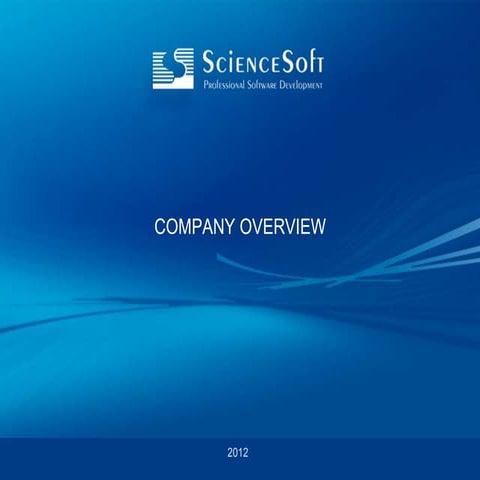 Science Soft Company Presentation