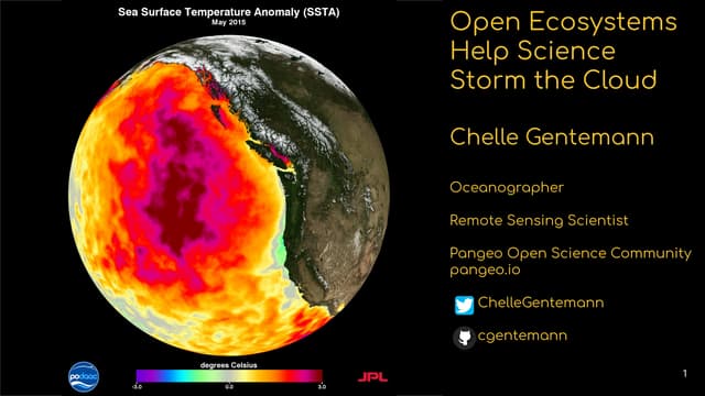 Open ecosystems help science storm the cloud