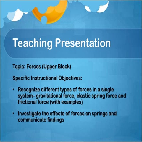 Science teaching package