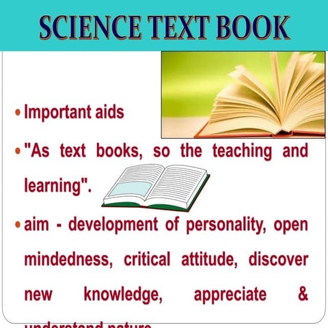 Science text book