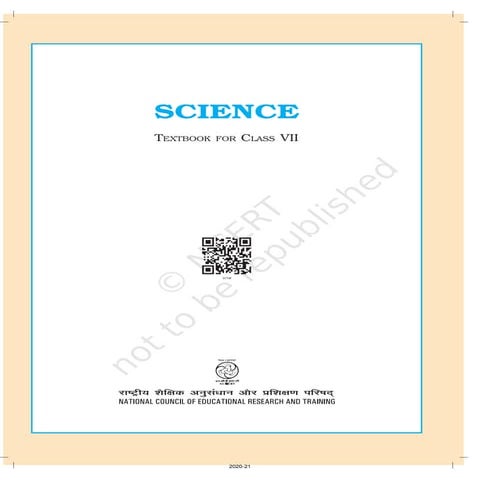 Science textbook class 7 ncert full book | PDF