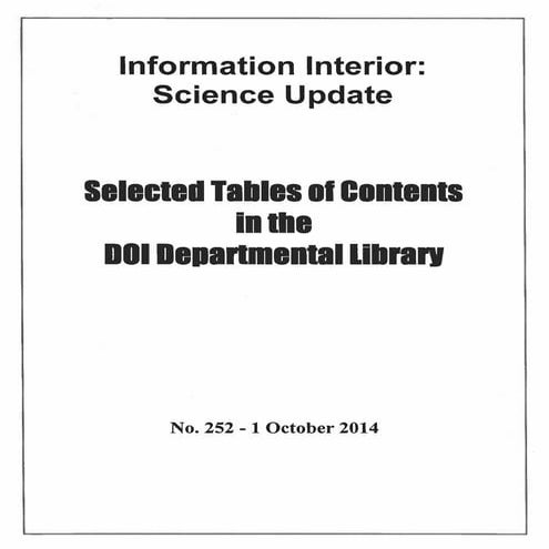 Science Update - No 252 - Oct 2014 | PDF
