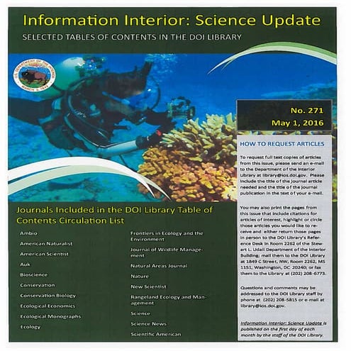 Science Update - No 271 - May 2016