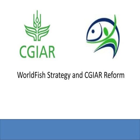 Opening Plenary_WorldFish Strategy_CGIAR Reform_Hall