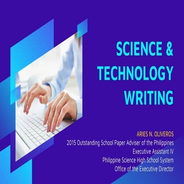 Science Writing - Zamboanga Peninsula.pptx