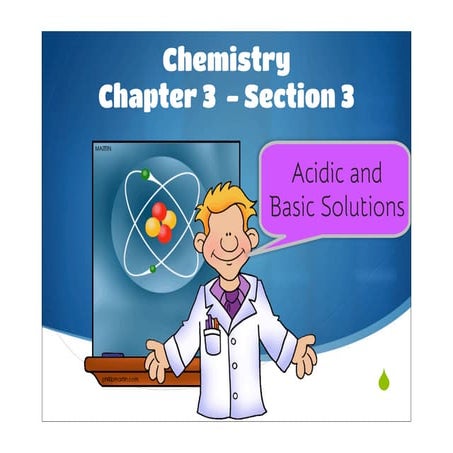 3.3 Acids and Bases
