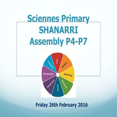 Sciennes SHANARRI P4-7 Assembly 25.2.16