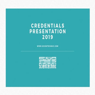 Scientechnic credentials presentation compressed