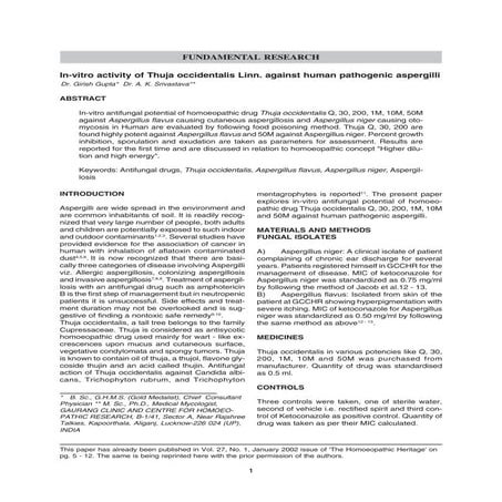 Scientific Homeopathy 1