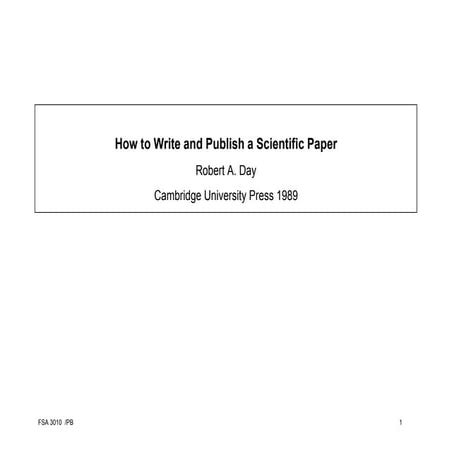Scientific Paper