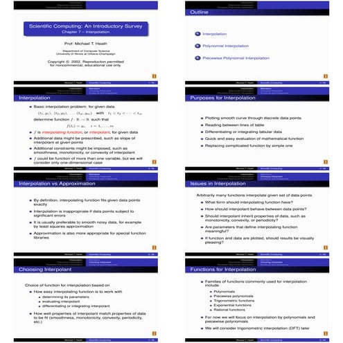 Scientific computing