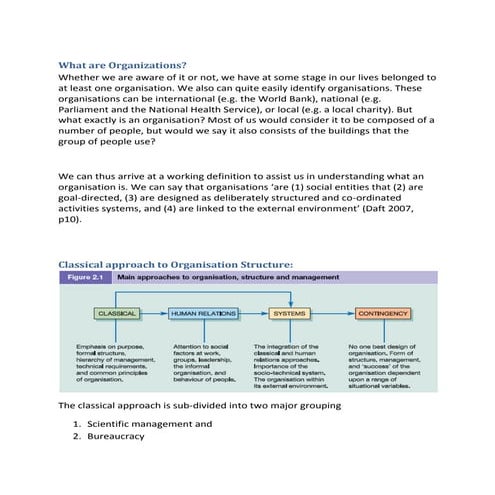 Scientific managment  and bureauractricapproach