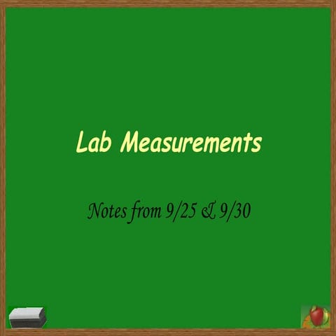 Scientific Measurements (2003)