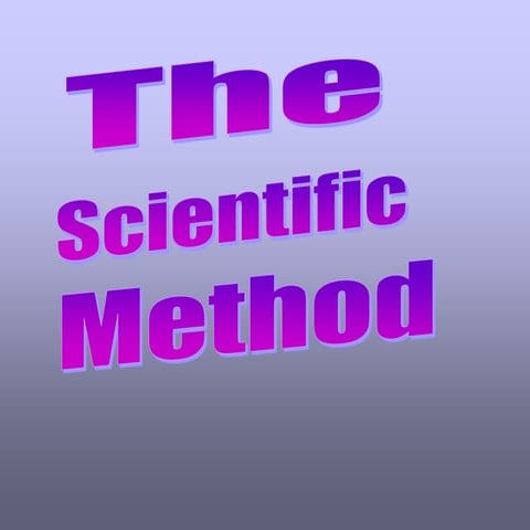 Scientific Method | PPT