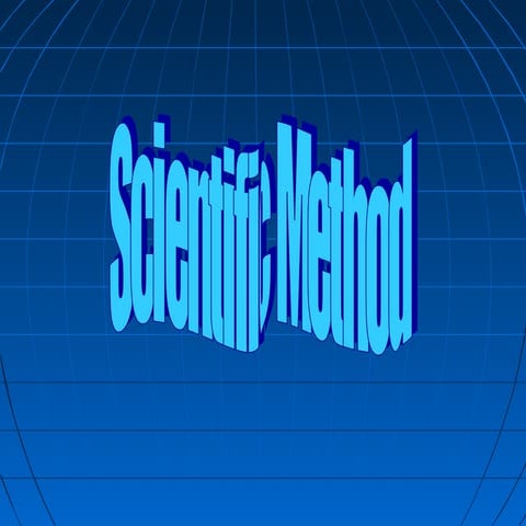 Scientific method