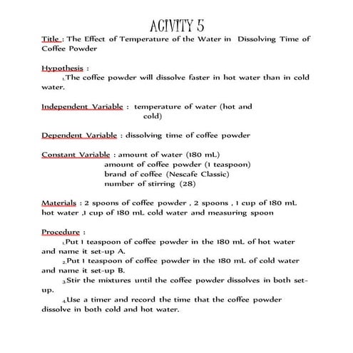 Scientific method | DOCX
