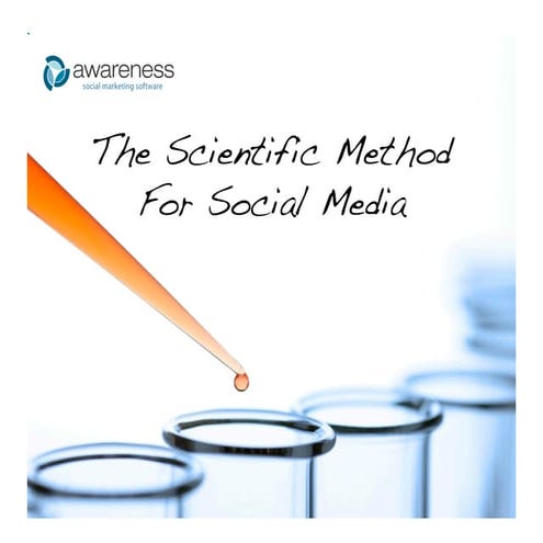 Scientific Method for Social Media with Tamsen McMahon (@tamadear)