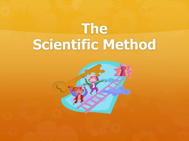 Scientific method notes