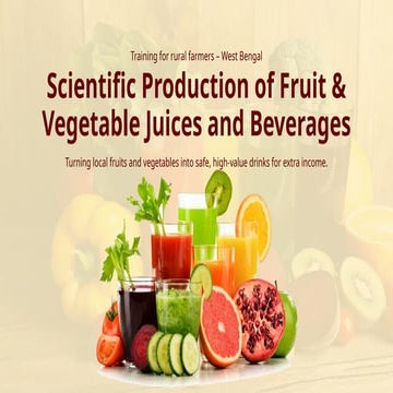 Fruits and vegetables juice processing .pptx