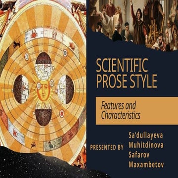 Comprehensive Overview of Scientific Prose Style: Features, Functions ...