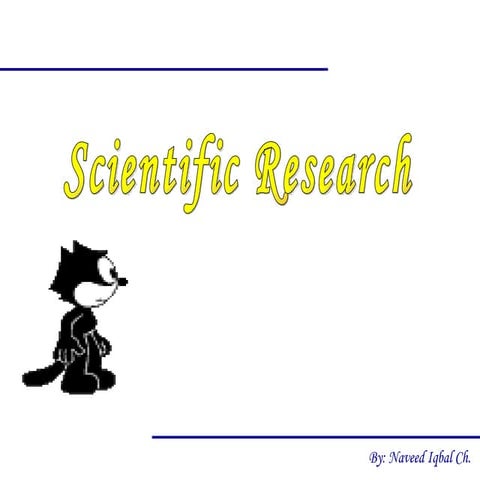 Scientific research