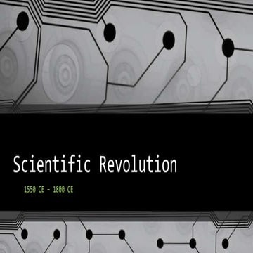 Scientific revolution