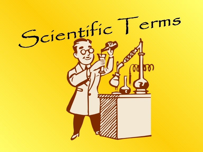 Scientific terms