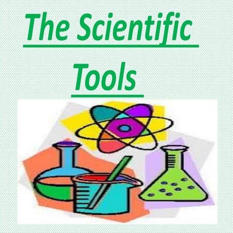 Scientific tools | PPT
